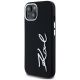 2. Etui Karl Lagerfeld Silicone Metal Script Logo na iPhone 15 - czarne