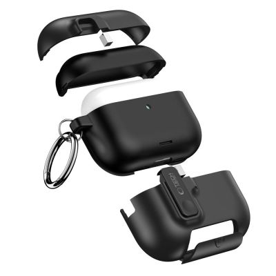 7. Etui Tech-Protect Slim Hook na AirPods Pro 3 - czarne