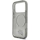 7. Etui Karl Lagerfeld IML KL Script Logo MagSafe na iPhone 17 Pro Max - czarne