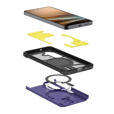 8. Etui Spigen Tough Armor Mag MagSafe na Samsung Galaxy S26 - fioletowe