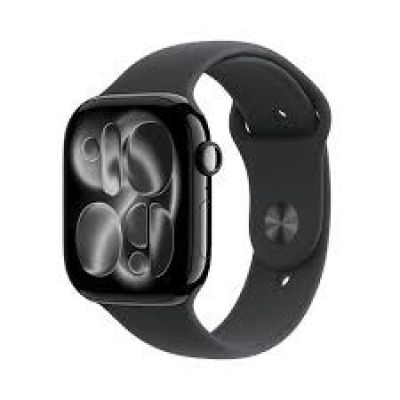 Apple Watch Series 11Â GPS + Cellular 46mm Space Grey Aluminium Case with Black Sport Band - S/M