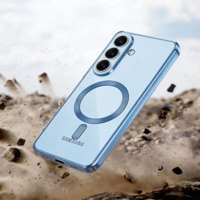 6. Etui Tech-Protect MagFlex MagSafe na Samsung Galaxy S26 - przezroczysto-niebieskie