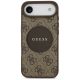 3. Etui Guess 4G Circle Classic Logo MagSafe na iPhone Air - brązowe