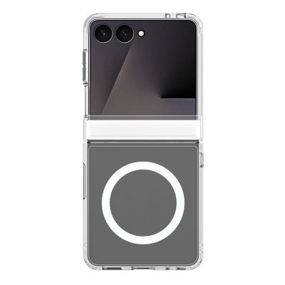 5. Etui Dux Ducis Clin Mag MagSafe na Samsung Galaxy Z Flip 8 - przezroczyste