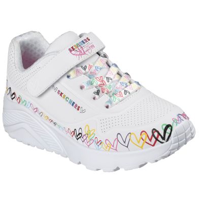 Skechers dziecięce sneakersy UNO LITE HEART CRAZE 314091L WMLT