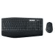 8. Logitech MK850 Performance klawiatura Dołączona myszka Uniwersalne RF Wireless + Bluetooth QWERTZ Niemiecki Czarny