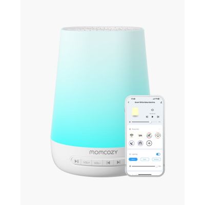 2. MOMCOZY inteligentny generator dźwięków dla niemowląt – sterowanie przez aplikację 0