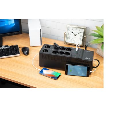 8. APC BACK-UPS 850VA 230V USB/TYPE-C AND A CHARGING PORTS