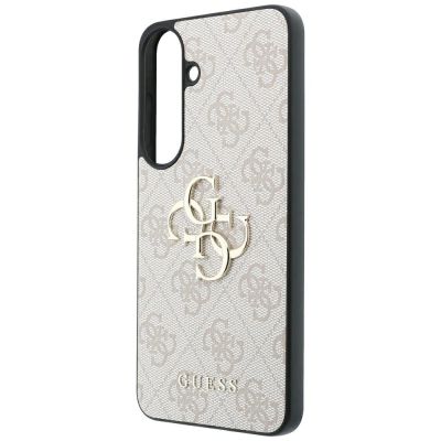 6. Etui Guess Leather 4G Metal Logo na Samsung Galaxy S26 FE - różowe