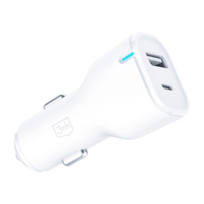 6. Ładowarka samochodowa 3mk Car Charger 20W PD3.0 QC 3.0 USB 1A1C - biała