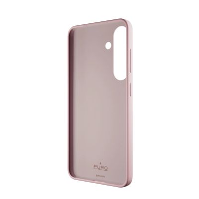6. Etui silikonowe Puro Icon do Samsung Galaxy S25 - różowe