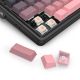 8. REDRAGON K728SP-RGB-PRO Antonium Pro klawiatura USB + RF Wireless + Bluetooth Czarny, Różowy