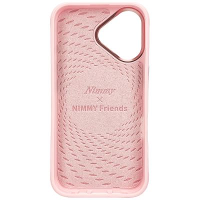 5. Etui Nimmy Magnetic fashion cute pet MagSafe na iPhone 16 - różowe