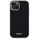 3. Etui DKNY Plain Logo MagSafe na iPhone 15 Plus - czarne