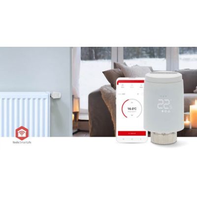 4. Inteligentny termostat grzejnikowy ZigBee Nedis SmartLife ZBHTR20WT