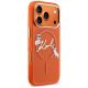 4. Etui Karl Lagerfeld IML Choupettes Karl  Script Logo MagSafe na iPhone 17 Pro - pomarańczowe