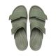 4. Klapki damskie Crocs Brooklyn Buckle Low zielone 211215 3BX