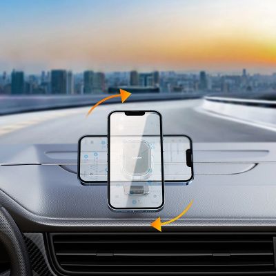 6. Joyroom uchwyt magnetyczny do telefonu na deskę rozdzielczą szary (JR-ZS311)