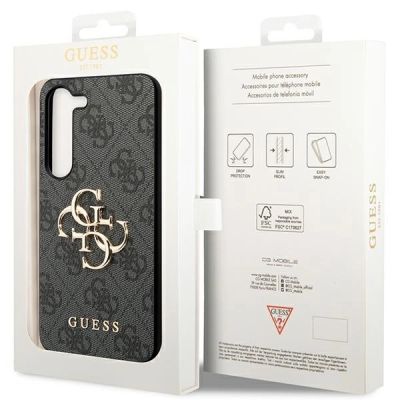 8. Etui Guess 4G Big Metal Logo na Samsung Galaxy S24 - czarne