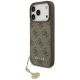 Etui Guess 4G Charms Collection MagSafe na iPhone 17 Pro - brązowe