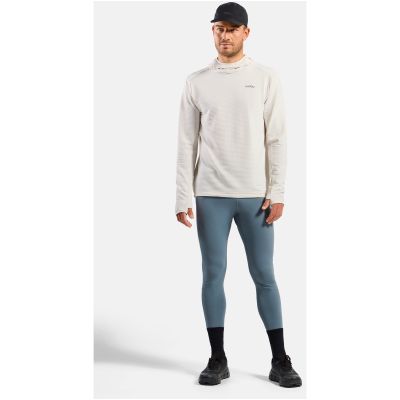 6. Bluza z kapturem męska Odlo ESSENTIAL THERMAL Mid layer hoody beżowa