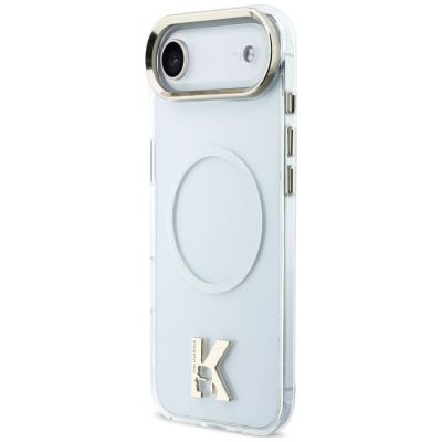 3. Etui Karl Lagerfeld IML K Head Logo MagSafe na iPhone Air - przezroczyste