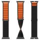 9. Pasek Pasek Spigen WBF1 na Apple Watch 44 / 45 / 46 / 49 mm - czarno-pomarańczowy