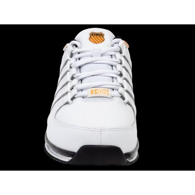 3. Sneakersy K-swiss RINZLER WHITE/ORANGE POPPY/BLACK-M (01235-185-M)
