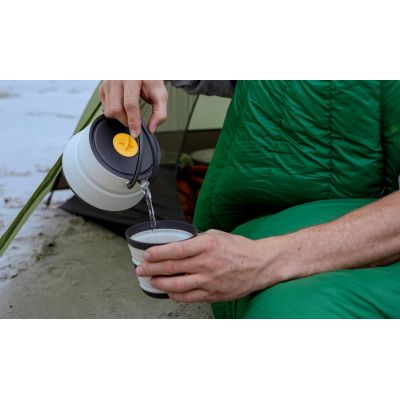 4. Ultralekki składany zestaw z czajnikiem SEA TO SUMMIT  Frontier UL dla 1 osoby/3 elementy