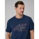 3. T-shirt regular z nadrukiem męski 4F 4FRSS26TTSHM3989-10S