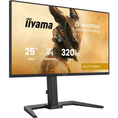 46. iiyama G-MASTER GB2591HSU-B1 monitor komputerowy 62,2 cm (24.5") 1920 x 1080 px Full HD LED Czarny