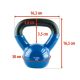 30. Kettlebell żeliwny Blue HMS KNV04