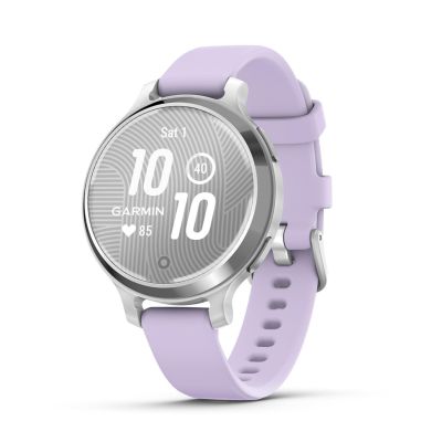 19. Zegarek Garmin Lily 2 Active 38mm Silver/Jasmine Purple