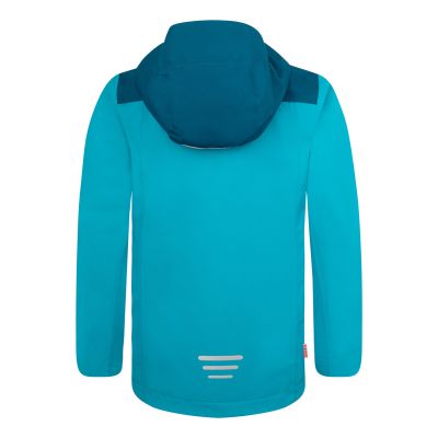 2. Kurtka Trollkids Bergen Waterproof mgła akwamarynowa/niebieski portowy/brzoskwinia mellow (611-137)