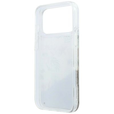 7. Etui Karl Lagerfeld Liquid Glitter Beach & Sand na iPhone 17 Pro Max / 18 Pro Max - beżowe