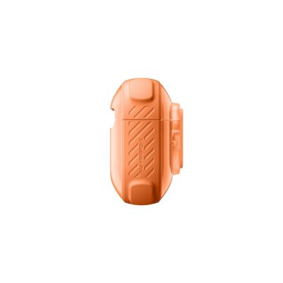 6. Etui AMAZINGTHING Titan Pro Mag Case Clear do AirPods Pro 3 - pomarańczowe