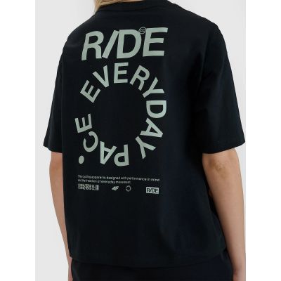 7. T-shirt oversize z nadrukiem damski 4F 4FWSS25TTSHF1993-20S