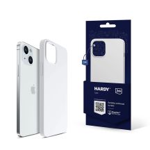 Etui 3mk Hardy Silicone MagCase na iPhone 15 - biało-srebrne