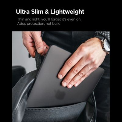 6. Etui Spigen AirSkin na MacBook Pro 16" 2021 / 2023 / 2024 / 2025 / 2026 - półprzezroczyste
