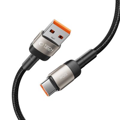 3. Kabel Tech-Protect UltraBoost Evo USB-C / USB-A 100W 5A 2m - tytanowy
