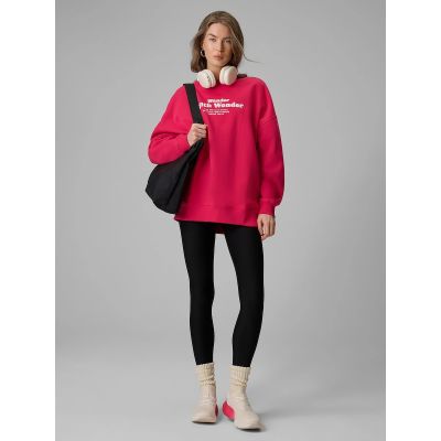 6. Bluza dresowa oversize bez kaptura damska 4F 4FRSS26TSWSF2993-53S