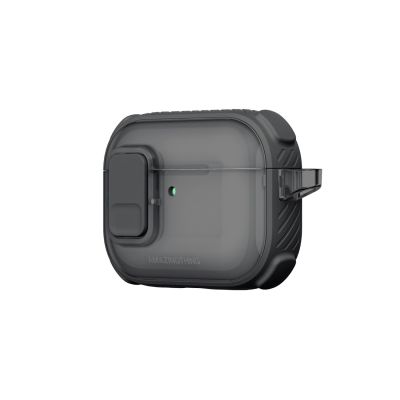 9. Etui AMAZINGTHING Titan Pro Mag Case Clear do AirPods Pro 3 - czarne