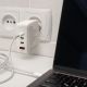 4. Qoltec Ładowarka sieciowa 140W GaN  | 5-20V | 2.5-5A | 3 x USB-C PD | 1 x USB QC 3.0 | Biała