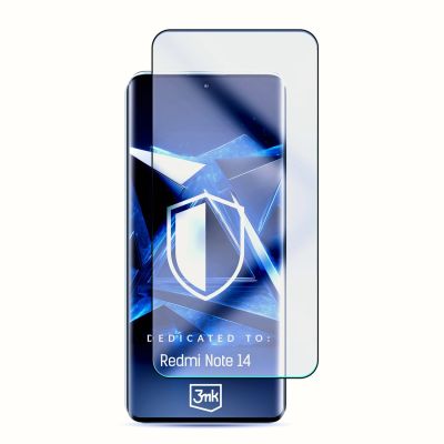 Szkło hartowane 3mk HardGlass Max Lite Black na Xiaomi Redmi Note 14 5G