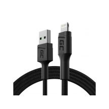 GREEN CELL KABEL KABGC21 GC POWERSTREAM USB-A - LIGHTNING 120CM, SZYBKIE ŁADOWANIE