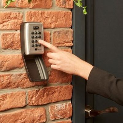 4. MASTER LOCK 5423EURD sejf Sejf ścienny Czarny, Szary