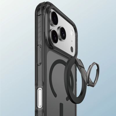 6. Etui AMAZINGTHING Titan Pro Grip Ring Set na iPhone 17 Pro kompatybilne z MagSafe - czarne