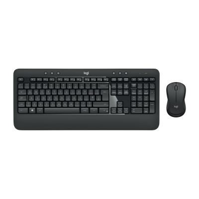 12. Zestaw klawiatura + mysz membranowa Logitech MK540 920-008685 (USB;  kolor czarny; optyczna; 1000 DPI)