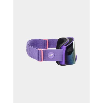 5. Gogle narciarskie z multibarwną powłoką dziewczęce 4F Junior 4FJWAW24AGOGF040-51S