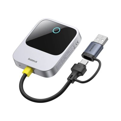 2. Adapter CarPlay Baseus SafeJourney Series bezprzewodowy - szary